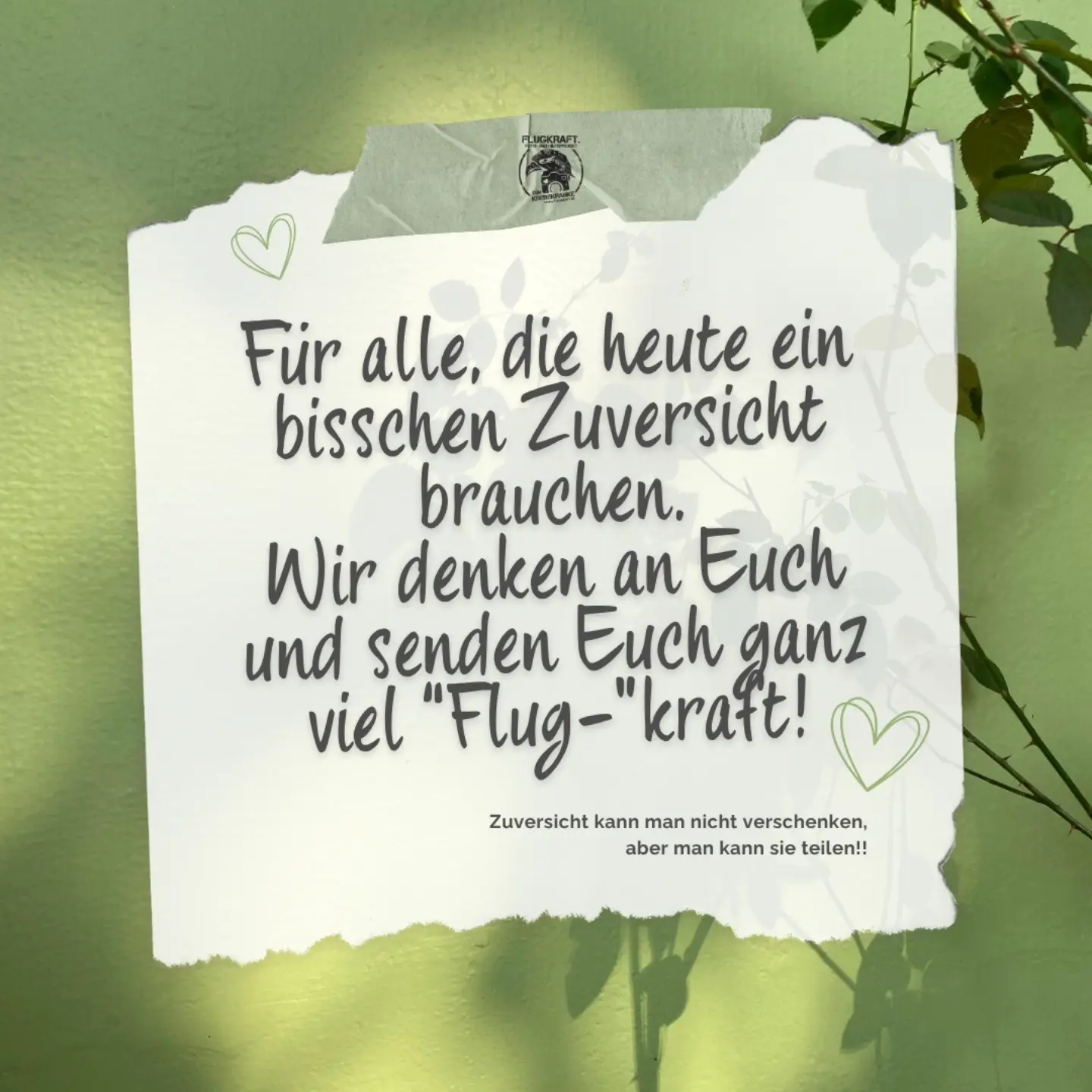 Ein kleiner Hoffnungsschimmer
